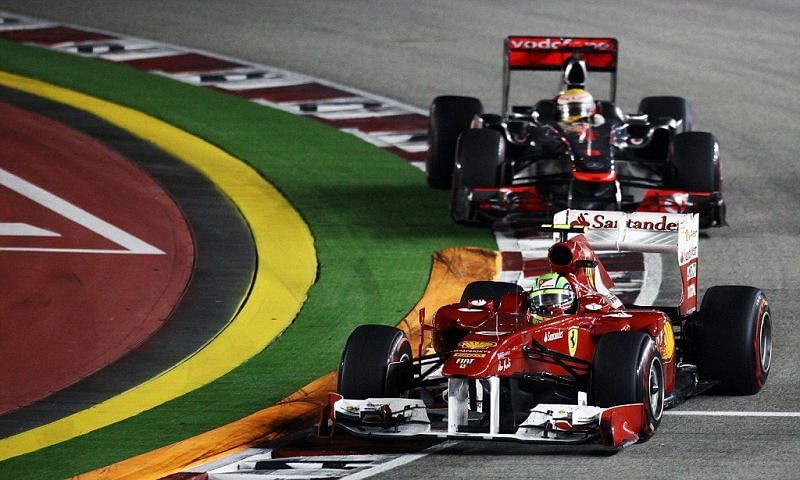 Massa and Hamilton had visible issues with each other